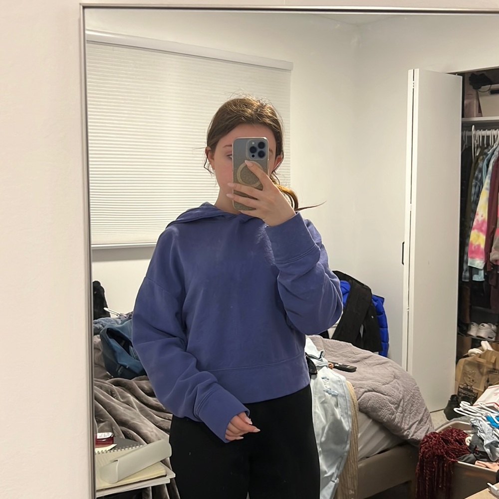 Purple Tally Hoodie
